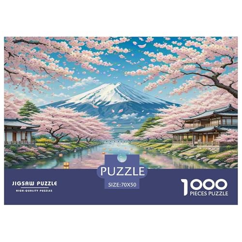 Kirschblüte Puzzle 1000 Teile Schwer Puzzle Spielzeug Pädagogisches Spiel Impossible Herausforderungsspielzeug Für Erwachsene Und Kinder in Bewährter 70x50cm/1000pcs Kirschblüte Puzzle 1000 Teile Schwer Puzzle Spielzeug Pädagogisches Spiel Impossible Herausforderungsspielzeug Für Erwachsene Und Kinder in Bewährter 70x50cm/1000pcs von WKASLDNS