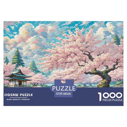 Kirschblüte Puzzles 1000 Teile Schwer Puzzle Spielzeug Lernspiel Impossible Herausforderung Spielzeug Für Erwachsene Kinder 38x26cm/1000pcs Kirschblüte Puzzles 1000 Teile Schwer Puzzle Spielzeug Lernspiel Impossible Herausforderung Spielzeug Für Erwachsene Kinder 38x26cm/1000pcs von WKASLDNS