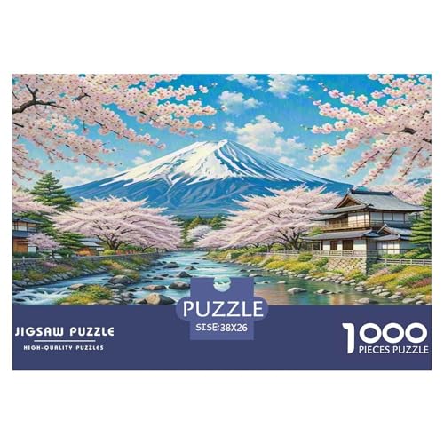 Kirschblüte Puzzles 1000 Teile Schwer Puzzle Spielzeug Lernspiel Impossible Herausforderungsspielzeug Für Erwachsene Und Kinder Ab 12 Jahren 38x26cm/1000pcs Kirschblüte Puzzles 1000 Teile Schwer Puzzle Spielzeug Lernspiel Impossible Herausforderungsspielzeug Für Erwachsene Und Kinder Ab 12 Jahren 38x26cm/1000pcs von WKASLDNS