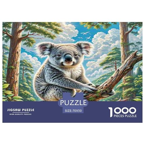 Koala Puzzle 1000 Teile Schwer Puzzle Spielzeug Lernspiel Impossible Herausforderung Spielzeug Für Erwachsene Und Kinder Ab 12 Jahren 70x50cm/1000pcs von WKASLDNS