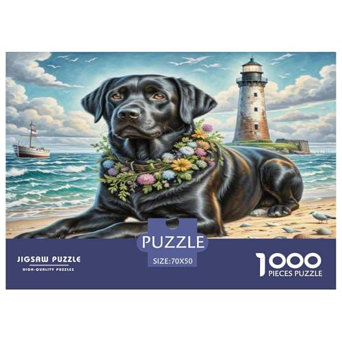 Labrador Retriever Puzzles 1000 Teile Schwer Puzzle Spielzeug Pädagogisches Spiel Impossible Herausforderungsspielzeug Für Erwachsene Kinder 70x50cm/1000pcs Labrador Retriever Puzzles 1000 Teile Schwer Puzzle Spielzeug Pädagogisches Spiel Impossible Herausforderungsspielzeug Für Erwachsene Kinder 70x50cm/1000pcs von WKASLDNS