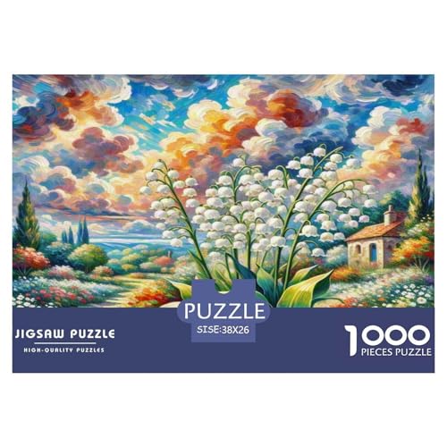 Lilie of The Valley Puzzle 1000-teilige Schwer Puzzle Spielzeug Pädagogisches Spiel Impossible Herausforderungsspielzeug Für Erwachsene Und Kinder Ab 12 Jahren 38x26cm/1000pcs Lilie of The Valley Puzzle 1000-teilige Schwer Puzzle Spielzeug Pädagogisches Spiel Impossible Herausforderungsspielzeug Für Erwachsene Und Kinder Ab 12 Jahren 38x26cm/1000pcs von WKASLDNS