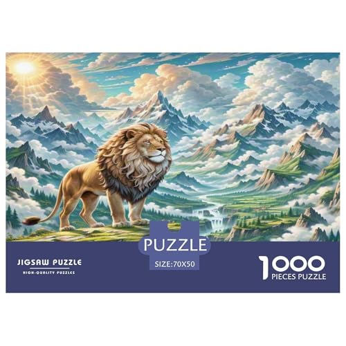 Löwen Puzzles 1000-teilige Schwer Puzzle Spielzeug Lernspiel Impossible Herausforderungsspielzeug Für Erwachsene Und Kinder in Bewährter 70x50cm/1000pcs Löwen Puzzles 1000-teilige Schwer Puzzle Spielzeug Lernspiel Impossible Herausforderungsspielzeug Für Erwachsene Und Kinder in Bewährter 70x50cm/1000pcs von WKASLDNS