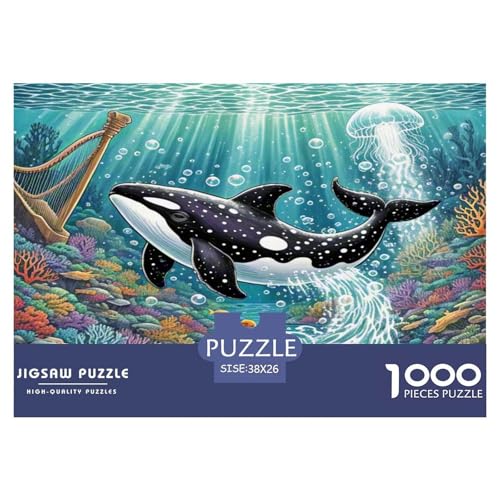 Orca Puzzles 1000 Teile Schwer Puzzle Spielzeug Lernspiel Impossible Herausforderung Spielzeug Für Erwachsene Und Kinder in Bewährter 38x26cm/1000pcs Orca Puzzles 1000 Teile Schwer Puzzle Spielzeug Lernspiel Impossible Herausforderung Spielzeug Für Erwachsene Und Kinder in Bewährter 38x26cm/1000pcs von WKASLDNS