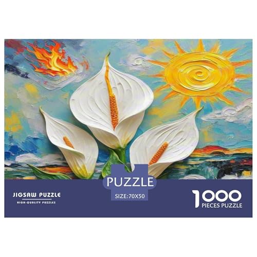 Peace Lilie Puzzles 1000 Teile Schwer Puzzle Spielzeug Lernspiel Impossible Herausforderung Spielzeug Für Erwachsene Und Kinder Ab 14 Jahren 70x50cm/1000pcs Peace Lilie Puzzles 1000 Teile Schwer Puzzle Spielzeug Lernspiel Impossible Herausforderung Spielzeug Für Erwachsene Und Kinder Ab 14 Jahren 70x50cm/1000pcs von WKASLDNS