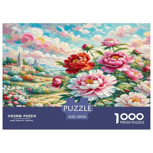 Peony Puzzle 1000 Teile Schwer Puzzle Spielzeug Pädagogisches Spiel Impossible Herausforderung Spielzeug Für Erwachsene Und Kinder in Bewährter 70x50cm/1000pcs Peony Puzzle 1000 Teile Schwer Puzzle Spielzeug Pädagogisches Spiel Impossible Herausforderung Spielzeug Für Erwachsene Und Kinder in Bewährter 70x50cm/1000pcs von WKASLDNS