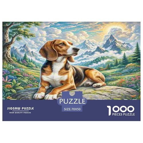 Petit Basset Griffon Vendéen Puzzles 1000 Teile Schwer Puzzle Spielzeug Lernspiel Impossible Herausforderungsspielzeug Für Erwachsene Und Kinder in Bewährter 70x50cm/1000pcs Petit Basset Griffon Vendéen Puzzles 1000 Teile Schwer Puzzle Spielzeug Lernspiel Impossible Herausforderungsspielzeug Für Erwachsene Und Kinder in Bewährter 70x50cm/1000pcs von WKASLDNS