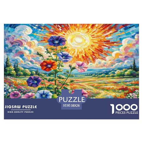 Petunia Hybride Puzzles 1000 Teile Schwer Puzzle Spielzeug Pädagogisches Spiel Impossible Herausforderung Spielzeug Für Erwachsene Kinder 38x26cm/1000pcs von WKASLDNS
