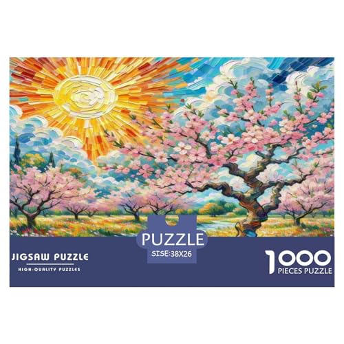 Pfirsichblüte Puzzle 1000 Teile Schwer Puzzle Spielzeug Pädagogisches Spiel Impossible Herausforderungsspielzeug Für Erwachsene Und Kinder Ab 14 Jahren 38x26cm/1000pcs Pfirsichblüte Puzzle 1000 Teile Schwer Puzzle Spielzeug Pädagogisches Spiel Impossible Herausforderungsspielzeug Für Erwachsene Und Kinder Ab 14 Jahren 38x26cm/1000pcs von WKASLDNS