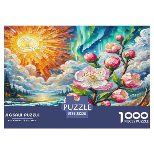 Pfirsichblüte Puzzle 1000-teilige Schwer Puzzle Spielzeug Lernspiel Impossible Herausforderung Spielzeug Für Erwachsene Kinder 38x26cm/1000pcs Pfirsichblüte Puzzle 1000-teilige Schwer Puzzle Spielzeug Lernspiel Impossible Herausforderung Spielzeug Für Erwachsene Kinder 38x26cm/1000pcs von WKASLDNS