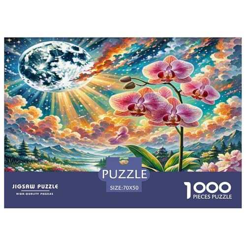 Phalaenopsis Orchideeee Puzzle 1000 Teile Schwer Puzzle Spielzeug Pädagogisches Spiel Impossible Herausforderungsspielzeug Für Erwachsene Kinder 70x50cm/1000pcs Phalaenopsis Orchideeee Puzzle 1000 Teile Schwer Puzzle Spielzeug Pädagogisches Spiel Impossible Herausforderungsspielzeug Für Erwachsene Kinder 70x50cm/1000pcs von WKASLDNS