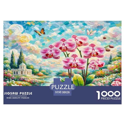 Phalaenopsis Orchideeee Puzzles 1000 Teile Schwer Puzzle Spielzeug Lernspiel Impossible Herausforderungsspielzeug Für Erwachsene Kinder 38x26cm/1000pcs Phalaenopsis Orchideeee Puzzles 1000 Teile Schwer Puzzle Spielzeug Lernspiel Impossible Herausforderungsspielzeug Für Erwachsene Kinder 38x26cm/1000pcs von WKASLDNS