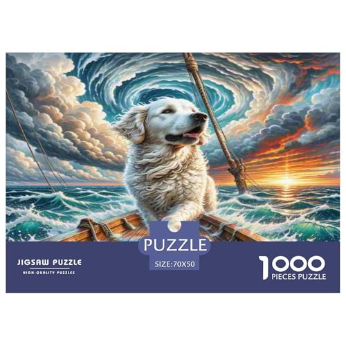 Portugiesischer WassErhund Puzzle 1000 Teile Schwer Puzzle Spielzeug Pädagogisches Spiel Impossible Herausforderungsspielzeug Für Erwachsene Kinder 70x50cm/1000pcs Portugiesischer WassErhund Puzzle 1000 Teile Schwer Puzzle Spielzeug Pädagogisches Spiel Impossible Herausforderungsspielzeug Für Erwachsene Kinder 70x50cm/1000pcs von WKASLDNS