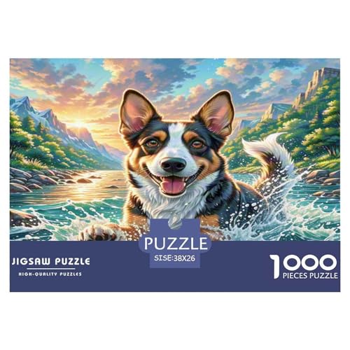 Portugiesischer WassErhund Puzzle 1000-teilige Schwer Puzzle Spielzeug Lernspiel Impossible Herausforderungsspielzeug Für Erwachsene Und Kinder Ab 14 Jahren 38x26cm/1000pcs Portugiesischer WassErhund Puzzle 1000-teilige Schwer Puzzle Spielzeug Lernspiel Impossible Herausforderungsspielzeug Für Erwachsene Und Kinder Ab 14 Jahren 38x26cm/1000pcs von WKASLDNS