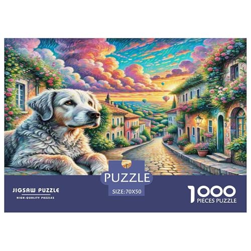 Portugiesischer WassErhund Puzzles 1000-teilige Schwer Puzzle Spielzeug Lernspiel Impossible Herausforderungsspielzeug Für Erwachsene Kinder 70x50cm/1000pcs Portugiesischer WassErhund Puzzles 1000-teilige Schwer Puzzle Spielzeug Lernspiel Impossible Herausforderungsspielzeug Für Erwachsene Kinder 70x50cm/1000pcs von WKASLDNS