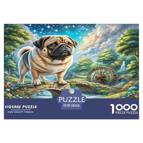 Pug Puzzles 1000 Teile Schwer Puzzle Spielzeug Pädagogisches Spiel Impossible Herausforderung Spielzeug Für Erwachsene Und Kinder in Bewährter 38x26cm/1000pcs Pug Puzzles 1000 Teile Schwer Puzzle Spielzeug Pädagogisches Spiel Impossible Herausforderung Spielzeug Für Erwachsene Und Kinder in Bewährter 38x26cm/1000pcs von WKASLDNS