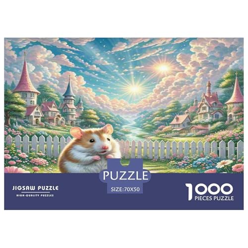 Roborovski Hamster Puzzle 1000 Teile Schwer Puzzle Spielzeug Pädagogisches Spiel Impossible Herausforderungsspielzeug Für Erwachsene Kinder 70x50cm/1000pcs Roborovski Hamster Puzzle 1000 Teile Schwer Puzzle Spielzeug Pädagogisches Spiel Impossible Herausforderungsspielzeug Für Erwachsene Kinder 70x50cm/1000pcs von WKASLDNS