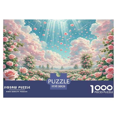 Rose Puzzle 1000-teilige Schwer Puzzle Spielzeug Lernspiel Impossible Herausforderung Spielzeug Für Erwachsene Kinder 38x26cm/1000pcs Rose Puzzle 1000-teilige Schwer Puzzle Spielzeug Lernspiel Impossible Herausforderung Spielzeug Für Erwachsene Kinder 38x26cm/1000pcs von WKASLDNS