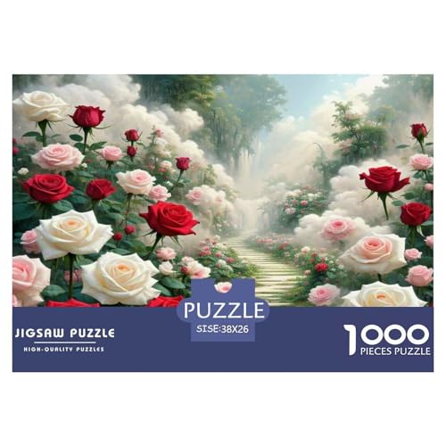 Rose Puzzle 1000-teilige Schwer Puzzle Spielzeug Pädagogisches Spiel Impossible Herausforderung Spielzeug Für Erwachsene Kinder 38x26cm/1000pcs Rose Puzzle 1000-teilige Schwer Puzzle Spielzeug Pädagogisches Spiel Impossible Herausforderung Spielzeug Für Erwachsene Kinder 38x26cm/1000pcs von WKASLDNS