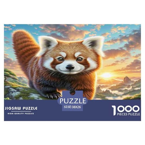 Roter Panda Puzzle 1000 Teile Schwer Puzzle Spielzeug Lernspiel Impossible Herausforderung Spielzeug Für Erwachsene Kinder 38x26cm/1000pcs Roter Panda Puzzle 1000 Teile Schwer Puzzle Spielzeug Lernspiel Impossible Herausforderung Spielzeug Für Erwachsene Kinder 38x26cm/1000pcs von WKASLDNS