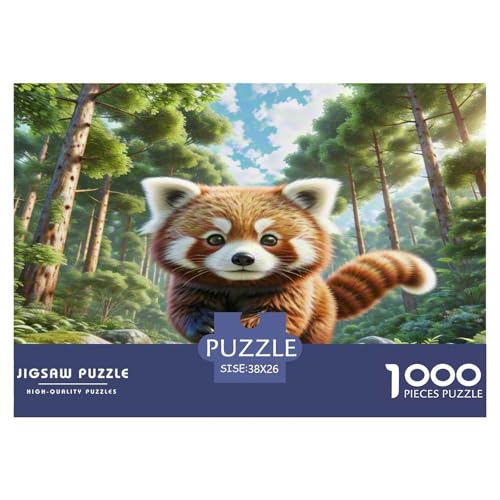 Roter Panda Puzzle 1000 Teile Schwer Puzzle Spielzeug Lernspiel Impossible Herausforderungsspielzeug Für Erwachsene Kinder 38x26cm/1000pcs Roter Panda Puzzle 1000 Teile Schwer Puzzle Spielzeug Lernspiel Impossible Herausforderungsspielzeug Für Erwachsene Kinder 38x26cm/1000pcs von WKASLDNS
