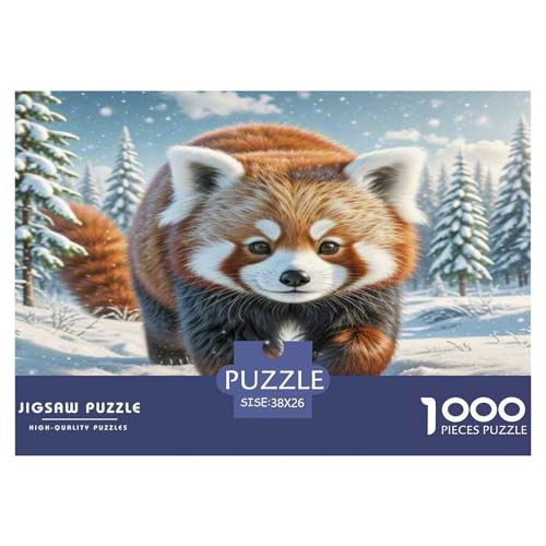 Roter Panda Puzzle 1000 Teile Schwer Puzzle Spielzeug Lernspiel Impossible Herausforderungsspielzeug Für Erwachsene Und Kinder Ab 14 Jahren 38x26cm/1000pcs Roter Panda Puzzle 1000 Teile Schwer Puzzle Spielzeug Lernspiel Impossible Herausforderungsspielzeug Für Erwachsene Und Kinder Ab 14 Jahren 38x26cm/1000pcs von WKASLDNS