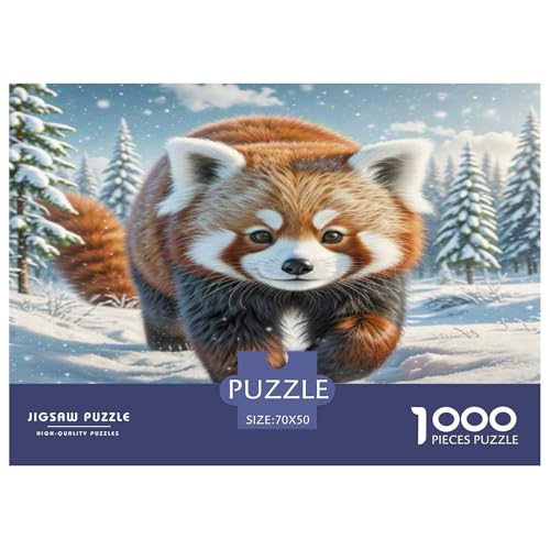 Roter Panda Puzzle 1000 Teile Schwer Puzzle Spielzeug Pädagogisches Spiel Impossible Herausforderung Spielzeug Für Erwachsene Und Kinder Ab 14 Jahren 70x50cm/1000pcs Roter Panda Puzzle 1000 Teile Schwer Puzzle Spielzeug Pädagogisches Spiel Impossible Herausforderung Spielzeug Für Erwachsene Und Kinder Ab 14 Jahren 70x50cm/1000pcs von WKASLDNS