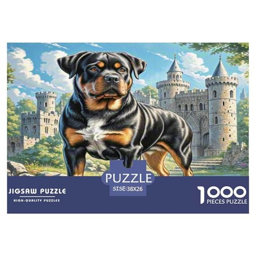 Rottweiler Puzzles 1000 Teile Schwer Puzzle Spielzeug Lernspiel Impossible Herausforderungsspielzeug Für Erwachsene Und Kinder Ab 12 Jahren 38x26cm/1000pcs Rottweiler Puzzles 1000 Teile Schwer Puzzle Spielzeug Lernspiel Impossible Herausforderungsspielzeug Für Erwachsene Und Kinder Ab 12 Jahren 38x26cm/1000pcs von WKASLDNS