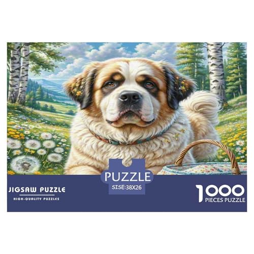 Saint Bernard Puzzle 1000 Teile Schwer Puzzle Spielzeug Lernspiel Impossible Herausforderung Spielzeug Für Erwachsene Kinder 38x26cm/1000pcs Saint Bernard Puzzle 1000 Teile Schwer Puzzle Spielzeug Lernspiel Impossible Herausforderung Spielzeug Für Erwachsene Kinder 38x26cm/1000pcs von WKASLDNS