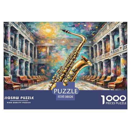 Saxofon Puzzle 1000-teilige Schwer Puzzle Spielzeug Pädagogisches Spiel Impossible Herausforderung Spielzeug Für Erwachsene Kinder 38x26cm/1000pcs Saxofon Puzzle 1000-teilige Schwer Puzzle Spielzeug Pädagogisches Spiel Impossible Herausforderung Spielzeug Für Erwachsene Kinder 38x26cm/1000pcs von WKASLDNS