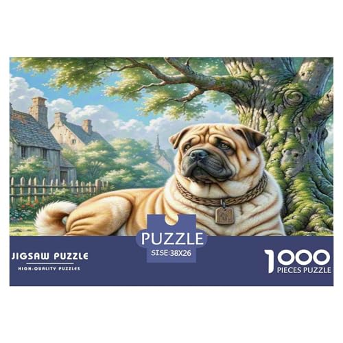 Schar Pei Puzzles 1000 Teile Schwer Puzzle Spielzeug Lernspiel Impossible Herausforderungsspielzeug Für Erwachsene Und Kinder in Bewährter 38x26cm/1000pcs Schar Pei Puzzles 1000 Teile Schwer Puzzle Spielzeug Lernspiel Impossible Herausforderungsspielzeug Für Erwachsene Und Kinder in Bewährter 38x26cm/1000pcs von WKASLDNS