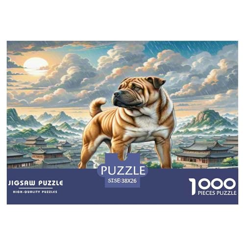 Schar Pei Puzzles 1000 Teile Schwer Puzzle Spielzeug Lernspiel Impossible Herausforderungsspielzeug Für Erwachsene Und Kinder in Bewährter 38x26cm/1000pcs Schar Pei Puzzles 1000 Teile Schwer Puzzle Spielzeug Lernspiel Impossible Herausforderungsspielzeug Für Erwachsene Und Kinder in Bewährter 38x26cm/1000pcs von WKASLDNS