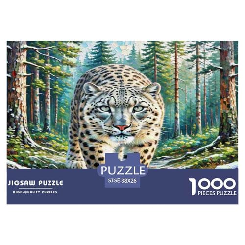 Schneeleopard Puzzle 1000-teilige Schwer Puzzle Spielzeug Lernspiel Impossible Herausforderungsspielzeug Für Erwachsene Und Kinder Ab 14 Jahren 38x26cm/1000pcs Schneeleopard Puzzle 1000-teilige Schwer Puzzle Spielzeug Lernspiel Impossible Herausforderungsspielzeug Für Erwachsene Und Kinder Ab 14 Jahren 38x26cm/1000pcs von WKASLDNS
