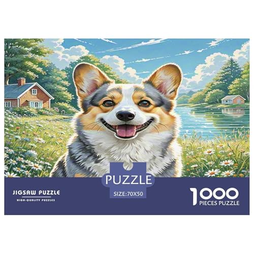 Schwedischer Vallhund Puzzle 1000-teilige Schwer Puzzle Spielzeug Lernspiel Impossible Herausforderung Spielzeug Für Erwachsene Und Kinder in Bewährter 70x50cm/1000pcs Schwedischer Vallhund Puzzle 1000-teilige Schwer Puzzle Spielzeug Lernspiel Impossible Herausforderung Spielzeug Für Erwachsene Und Kinder in Bewährter 70x50cm/1000pcs von WKASLDNS