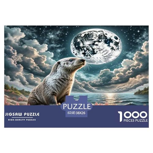 Seeotter Puzzles 1000 Teile Schwer Puzzle Spielzeug Lernspiel Impossible Herausforderungsspielzeug Für Erwachsene Und Kinder in Bewährter 38x26cm/1000pcs Seeotter Puzzles 1000 Teile Schwer Puzzle Spielzeug Lernspiel Impossible Herausforderungsspielzeug Für Erwachsene Und Kinder in Bewährter 38x26cm/1000pcs von WKASLDNS