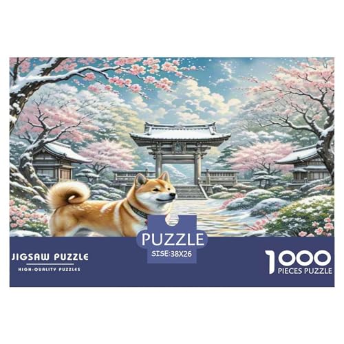 Shiba Inu Puzzle 1000 Teile Schwer Puzzle Spielzeug Pädagogisches Spiel Impossible Herausforderungsspielzeug Für Erwachsene Kinder 38x26cm/1000pcs Shiba Inu Puzzle 1000 Teile Schwer Puzzle Spielzeug Pädagogisches Spiel Impossible Herausforderungsspielzeug Für Erwachsene Kinder 38x26cm/1000pcs von WKASLDNS