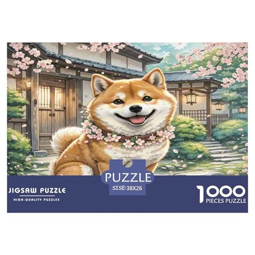 Shiba Inu Puzzle 1000 Teile Schwer Puzzle Spielzeug Pädagogisches Spiel Impossible Herausforderungsspielzeug Für Erwachsene Kinder 38x26cm/1000pcs Shiba Inu Puzzle 1000 Teile Schwer Puzzle Spielzeug Pädagogisches Spiel Impossible Herausforderungsspielzeug Für Erwachsene Kinder 38x26cm/1000pcs von WKASLDNS