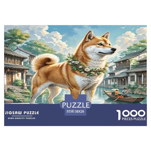Shiba Inu Puzzles 1000 Teile Schwer Puzzle Spielzeug Lernspiel Impossible Herausforderungsspielzeug Für Erwachsene Kinder 38x26cm/1000pcs Shiba Inu Puzzles 1000 Teile Schwer Puzzle Spielzeug Lernspiel Impossible Herausforderungsspielzeug Für Erwachsene Kinder 38x26cm/1000pcs von WKASLDNS