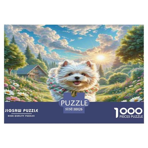 Shih Tzu Puzzle 1000 Teile Schwer Puzzle Spielzeug Pädagogisches Spiel Impossible Herausforderungsspielzeug Für Erwachsene Kinder 38x26cm/1000pcs Shih Tzu Puzzle 1000 Teile Schwer Puzzle Spielzeug Pädagogisches Spiel Impossible Herausforderungsspielzeug Für Erwachsene Kinder 38x26cm/1000pcs von WKASLDNS