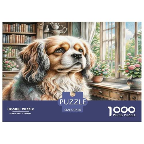 Shih Tzu Puzzles 1000 Teile Schwer Puzzle Spielzeug Lernspiel Impossible Herausforderung Spielzeug Für Erwachsene Und Kinder Ab 14 Jahren 70x50cm/1000pcs Shih Tzu Puzzles 1000 Teile Schwer Puzzle Spielzeug Lernspiel Impossible Herausforderung Spielzeug Für Erwachsene Und Kinder Ab 14 Jahren 70x50cm/1000pcs von WKASLDNS