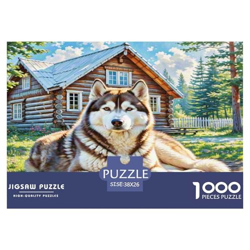 SibIrischer Husky Puzzles 1000 Teile Schwer Puzzle Spielzeug Lernspiel Impossible Herausforderung Spielzeug Für Erwachsene Und Kinder in Bewährter 38x26cm/1000pcs SibIrischer Husky Puzzles 1000 Teile Schwer Puzzle Spielzeug Lernspiel Impossible Herausforderung Spielzeug Für Erwachsene Und Kinder in Bewährter 38x26cm/1000pcs von WKASLDNS
