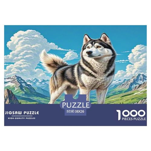 SibIrischer Husky Puzzles 1000 Teile Schwer Puzzle Spielzeug Pädagogisches Spiel Impossible Herausforderung Spielzeug Für Erwachsene Kinder 38x26cm/1000pcs SibIrischer Husky Puzzles 1000 Teile Schwer Puzzle Spielzeug Pädagogisches Spiel Impossible Herausforderung Spielzeug Für Erwachsene Kinder 38x26cm/1000pcs von WKASLDNS