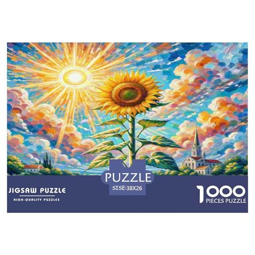 Sonnenblumen Puzzle 1000-teilige Schwer Puzzle Spielzeug Lernspiel Impossible Herausforderungsspielzeug Für Erwachsene Und Kinder in Bewährter 38x26cm/1000pcs Sonnenblumen Puzzle 1000-teilige Schwer Puzzle Spielzeug Lernspiel Impossible Herausforderungsspielzeug Für Erwachsene Und Kinder in Bewährter 38x26cm/1000pcs von WKASLDNS