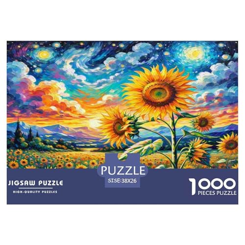 Sonnenblumen Puzzles 1000 Teile Schwer Puzzle Spielzeug Lernspiel Impossible Herausforderungsspielzeug Für Erwachsene Und Kinder Ab 14 Jahren 38x26cm/1000pcs Sonnenblumen Puzzles 1000 Teile Schwer Puzzle Spielzeug Lernspiel Impossible Herausforderungsspielzeug Für Erwachsene Und Kinder Ab 14 Jahren 38x26cm/1000pcs von WKASLDNS