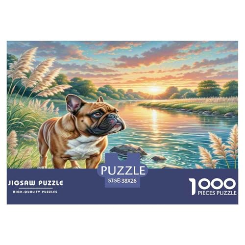 Spielzeug Bulldog Puzzle 1000-teilige Schwer Puzzle Spielzeug Lernspiel Impossible Herausforderung Spielzeug Für Erwachsene Und Kinder in Bewährter 38x26cm/1000pcs Spielzeug Bulldog Puzzle 1000-teilige Schwer Puzzle Spielzeug Lernspiel Impossible Herausforderung Spielzeug Für Erwachsene Und Kinder in Bewährter 38x26cm/1000pcs von WKASLDNS