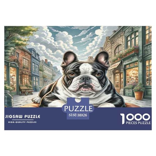 Spielzeug Bulldog Puzzles 1000 Teile Schwer Puzzle Spielzeug Pädagogisches Spiel Impossible Herausforderung Spielzeug Für Erwachsene Und Kinder Ab 12 Jahren 38x26cm/1000pcs Spielzeug Bulldog Puzzles 1000 Teile Schwer Puzzle Spielzeug Pädagogisches Spiel Impossible Herausforderung Spielzeug Für Erwachsene Und Kinder Ab 12 Jahren 38x26cm/1000pcs von WKASLDNS