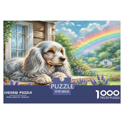 Spielzeug Langhaarer Ohrhund Puzzle 1000 Teile Schwer Puzzle Spielzeug Lernspiel Impossible Herausforderungsspielzeug Für Erwachsene Kinder 38x26cm/1000pcs Spielzeug Langhaarer Ohrhund Puzzle 1000 Teile Schwer Puzzle Spielzeug Lernspiel Impossible Herausforderungsspielzeug Für Erwachsene Kinder 38x26cm/1000pcs von WKASLDNS