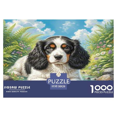 Spielzeug Langhaarer Ohrhund Puzzle 1000 Teile Schwer Puzzle Spielzeug Pädagogisches Spiel Impossible Herausforderung Spielzeug Für Erwachsene Und Kinder Ab 14 Jahren 38x26cm/1000pcs Spielzeug Langhaarer Ohrhund Puzzle 1000 Teile Schwer Puzzle Spielzeug Pädagogisches Spiel Impossible Herausforderung Spielzeug Für Erwachsene Und Kinder Ab 14 Jahren 38x26cm/1000pcs von WKASLDNS