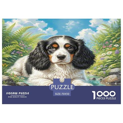 Spielzeug Langhaarer Ohrhund Puzzle 1000-teilige Schwer Puzzle Spielzeug Pädagogisches Spiel Impossible Herausforderung Spielzeug Für Erwachsene Kinder 70x50cm/1000pcs Spielzeug Langhaarer Ohrhund Puzzle 1000-teilige Schwer Puzzle Spielzeug Pädagogisches Spiel Impossible Herausforderung Spielzeug Für Erwachsene Kinder 70x50cm/1000pcs von WKASLDNS