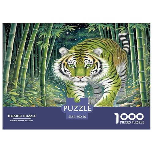 Tiger Puzzle 1000 Teile Schwer Puzzle Spielzeug Pädagogisches Spiel Impossible Herausforderungsspielzeug Für Erwachsene Kinder 70x50cm/1000pcs Tiger Puzzle 1000 Teile Schwer Puzzle Spielzeug Pädagogisches Spiel Impossible Herausforderungsspielzeug Für Erwachsene Kinder 70x50cm/1000pcs von WKASLDNS